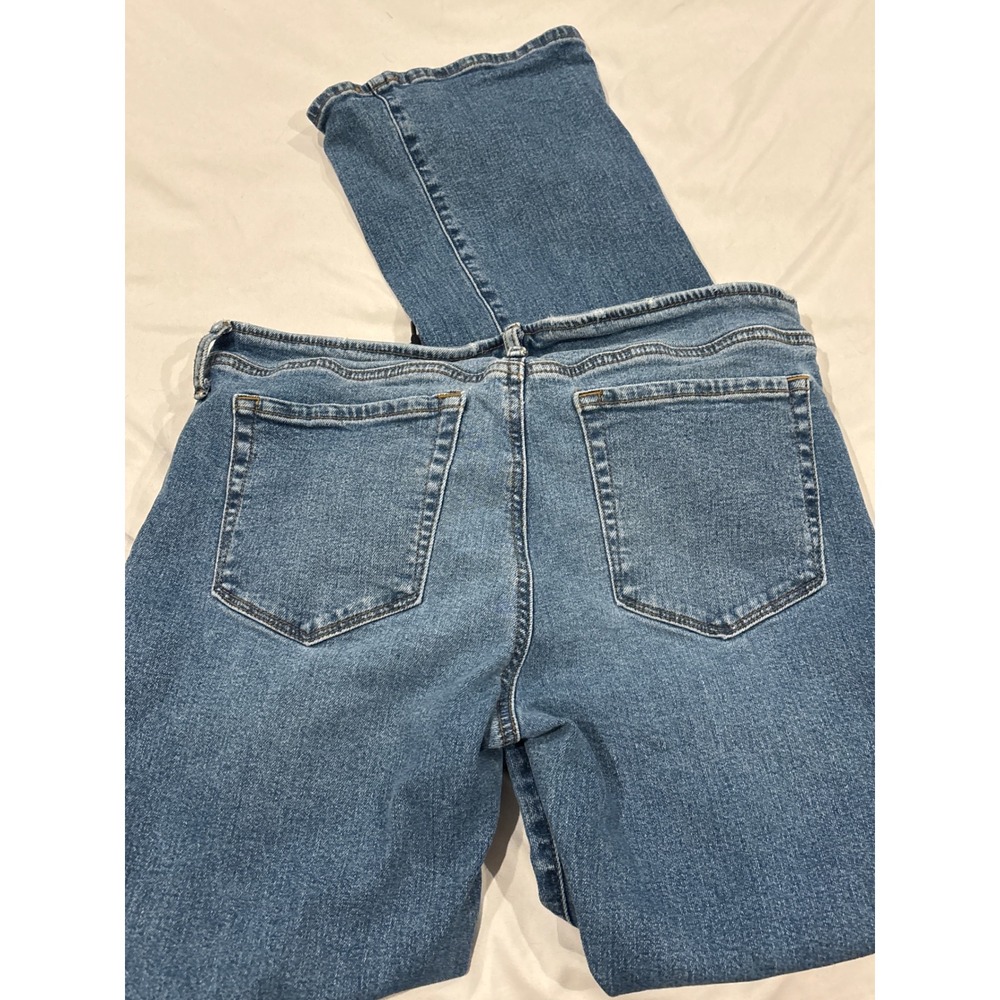 PacSun Low Rise Bootcut Jeans Medium Wash Lace Up Fly Y2K Size 29 - Picture 4 of 4